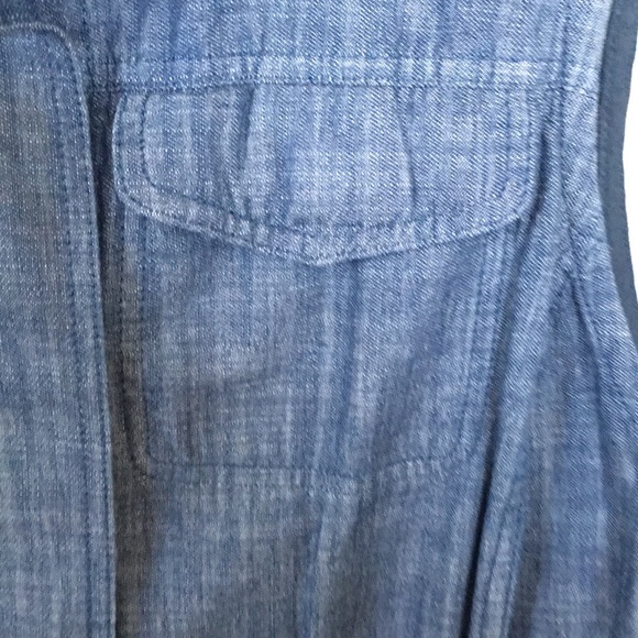 Talbots Jean Vest - Picture 6 of 8